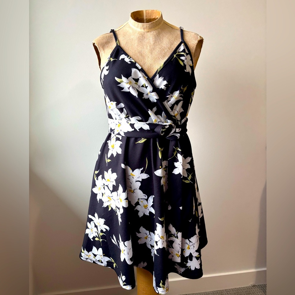 Faux Wrap Dress